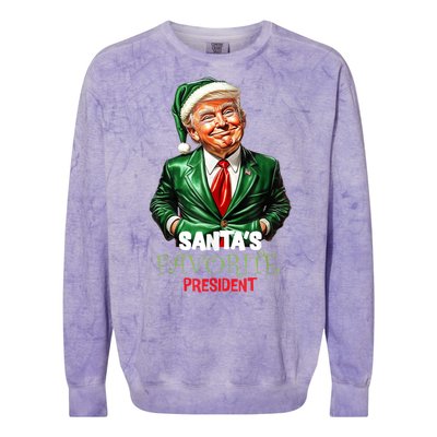 Trump Santa Mugshot Tacky Colorblast Crewneck Sweatshirt