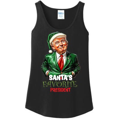 Trump Santa Mugshot Tacky Ladies Essential Tank