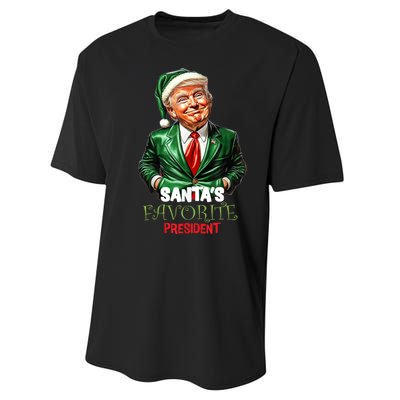 Trump Santa Mugshot Tacky Performance Sprint T-Shirt