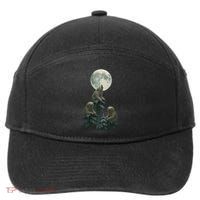 Three Sloths Moon 7-Panel Snapback Hat