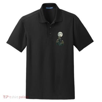 Three Sloths Moon Dry Zone Grid Polo