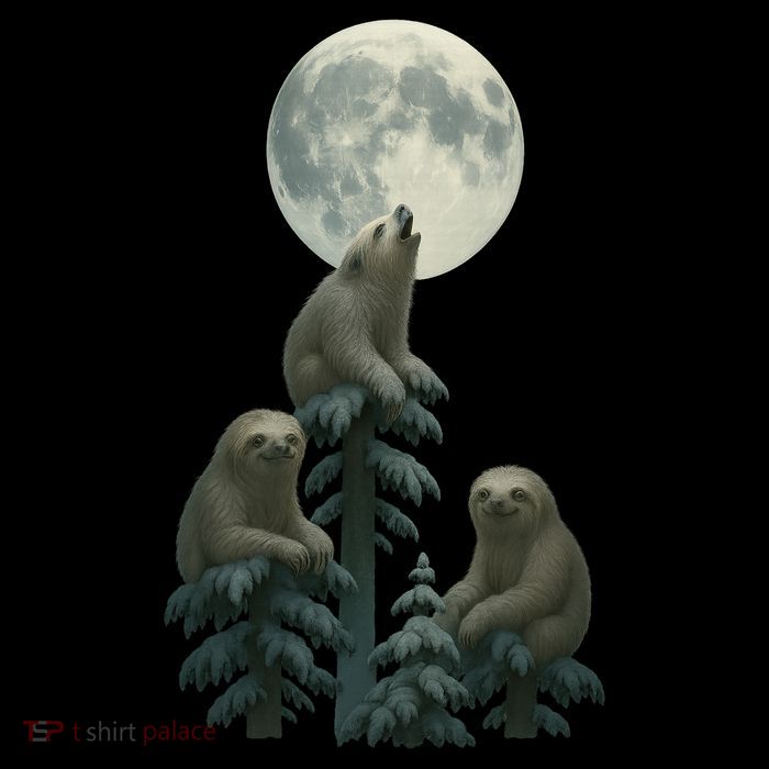 Three Sloths Moon 16 in Basic Backpack