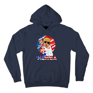 Trump Salt Merica Make USA Great Again USA Flags Boy Hoodie