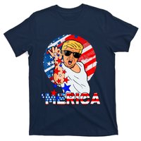 Trump Salt Merica Make USA Great Again USA Flags Boy T-Shirt