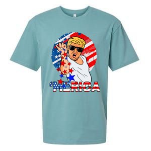 Trump Salt Merica Make USA Great Again USA Flags Boy Sueded Cloud Jersey T-Shirt