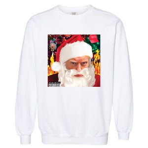 Trump Santa Mugshot Tacky Garment-Dyed Sweatshirt