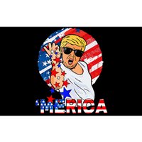 Trump Salt Merica Make USA Great Again USA Flag Bumper Sticker