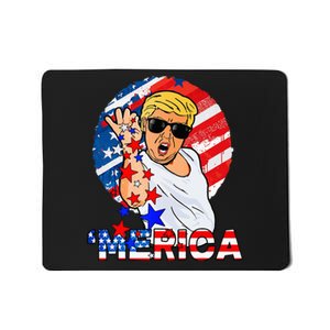 Trump Salt Merica Make USA Great Again USA Flag Mousepad