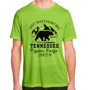 Tennessee Smoky Mountains Family Vacation 2024 Pigeon Forge Adult ChromaSoft Performance T-Shirt