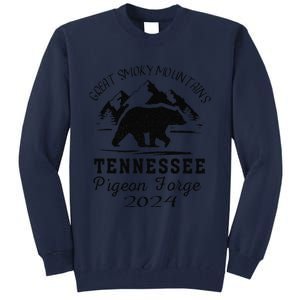 Tennessee Smoky Mountains Family Vacation 2024 Pigeon Forge Tall Sweatshirt