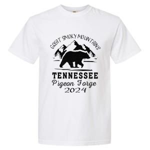 Tennessee Smoky Mountains Family Vacation 2024 Pigeon Forge Garment-Dyed Heavyweight T-Shirt