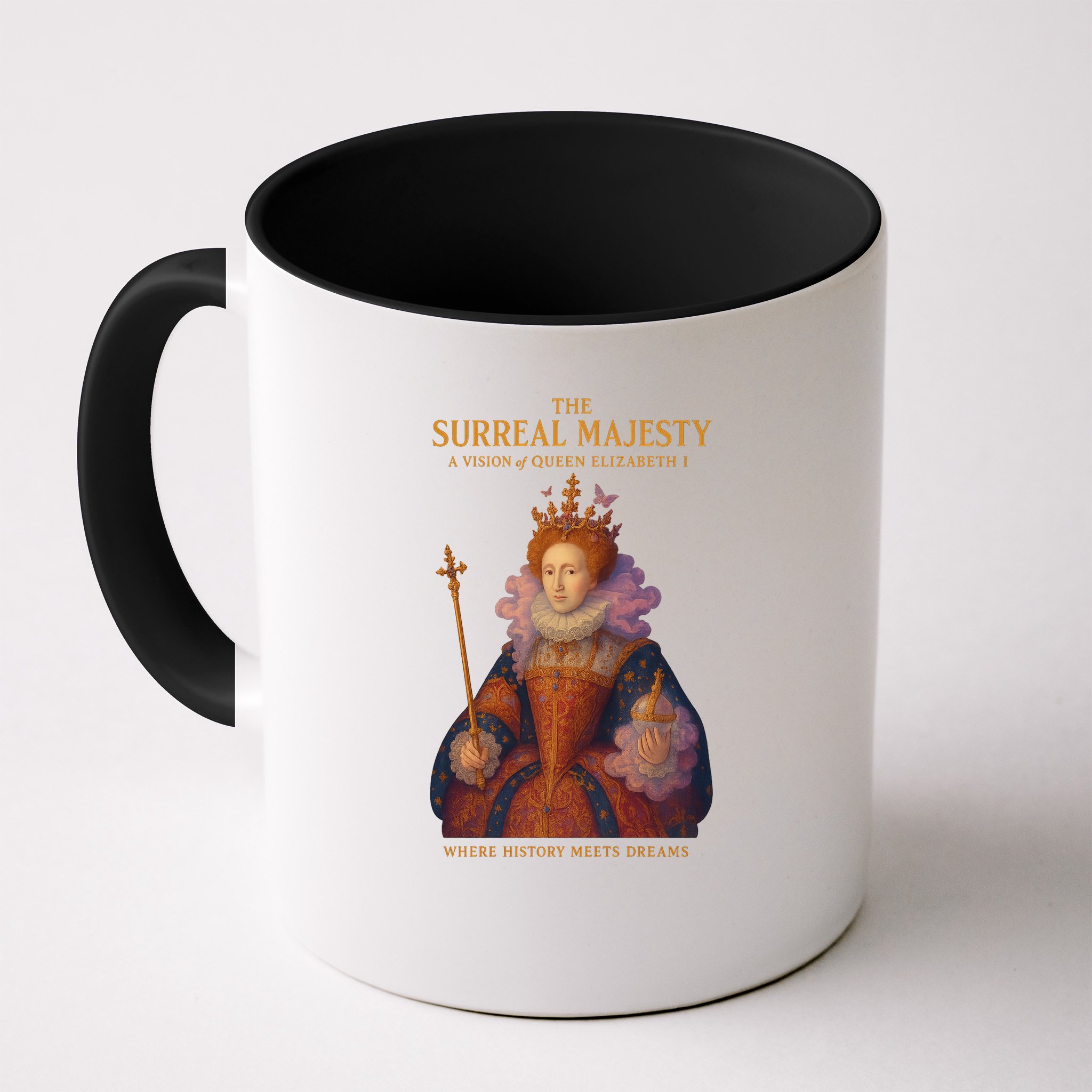 The Surreal Majesty A Vision Of Queen Elizabeth Mug