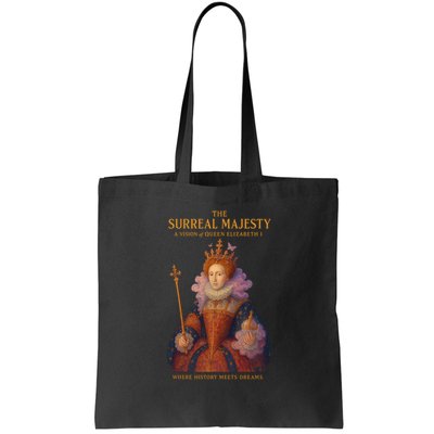 The Surreal Majesty A Vision Of Queen Elizabeth Bag