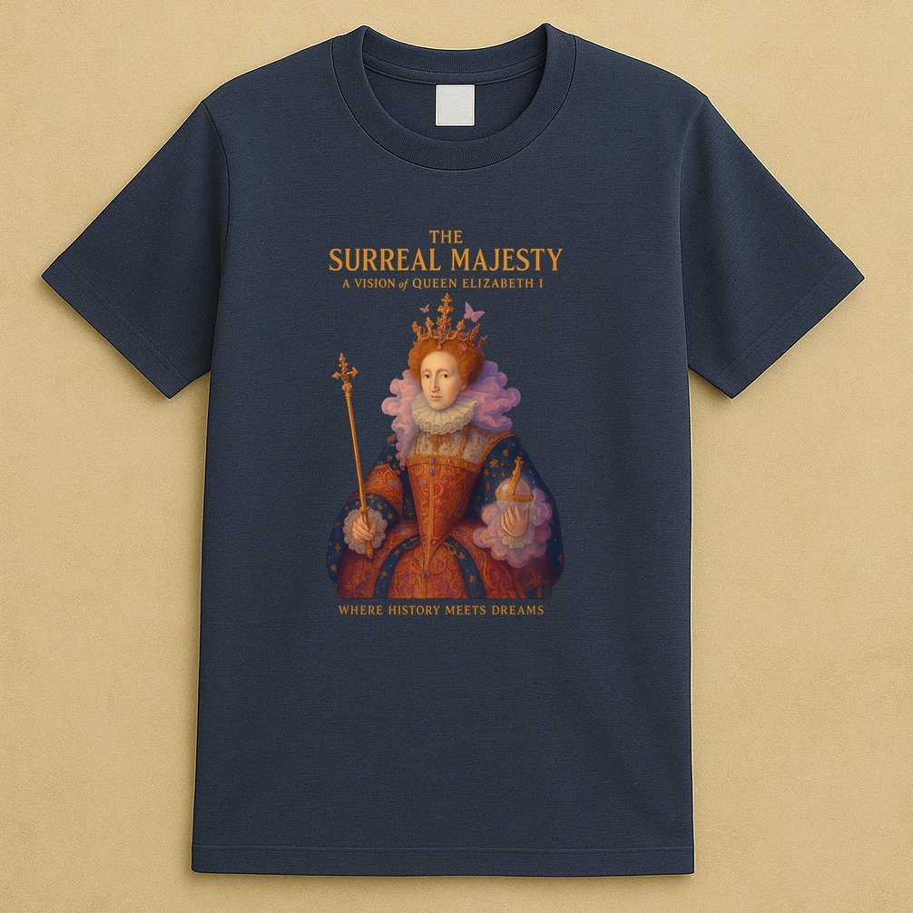 The Surreal Majesty A Vision Of Queen Elizabeth T-Shirt