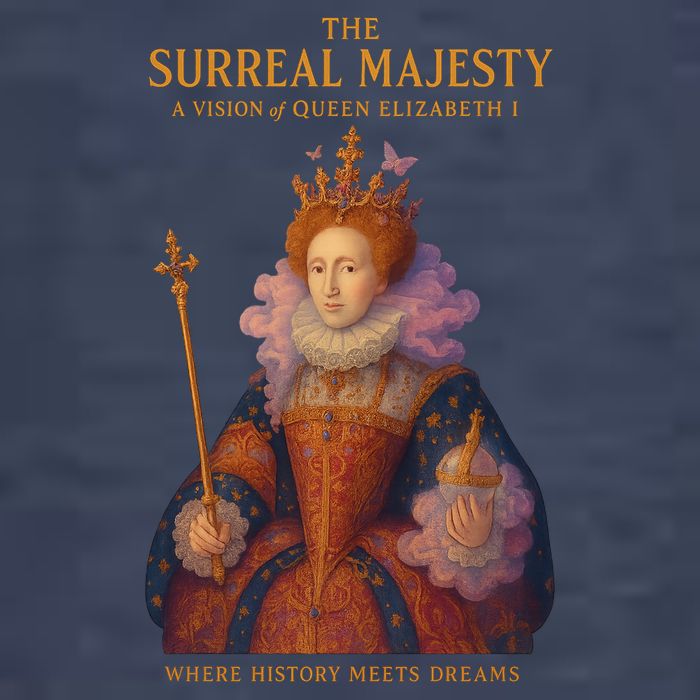 The Surreal Majesty A Vision Of Queen Elizabeth T-Shirt