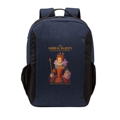 The Surreal Majesty A Vision Of Queen Elizabeth Vector Backpack