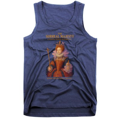 The Surreal Majesty A Vision Of Queen Elizabeth Tank Top