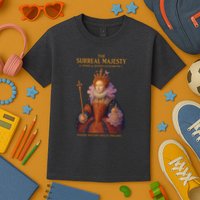 The Surreal Majesty A Vision Of Queen Elizabeth Kids T-Shirt