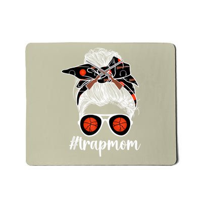 Trap Shooting Mom Of A Trap Shooter Mother Messy Bun Mousepad