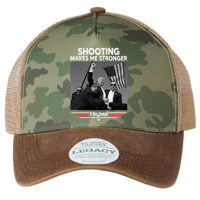 Trump Shooting Makes Me Stronger Shooting Legacy Tie Dye Trucker Hat