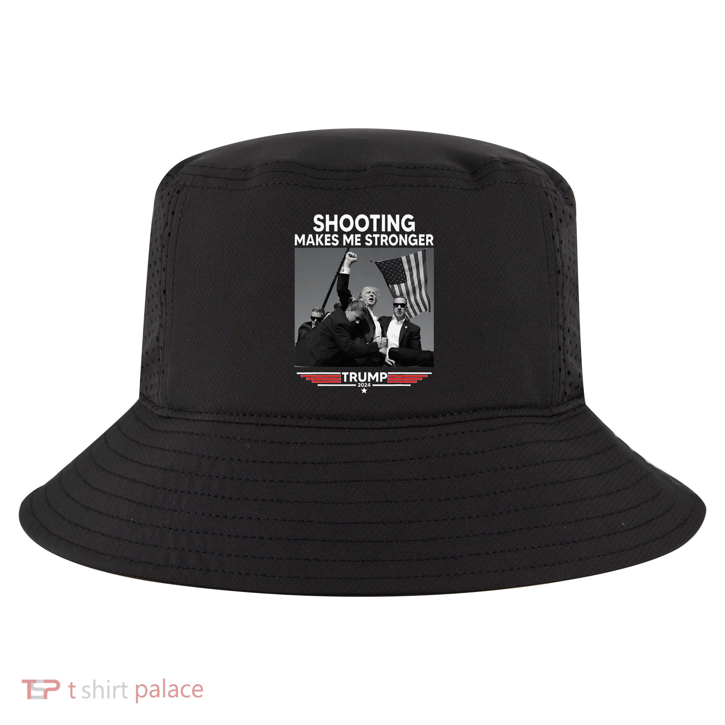 Trump Shooting Makes Me Stronger Shooting Cool Comfort Performance Bucket Hat