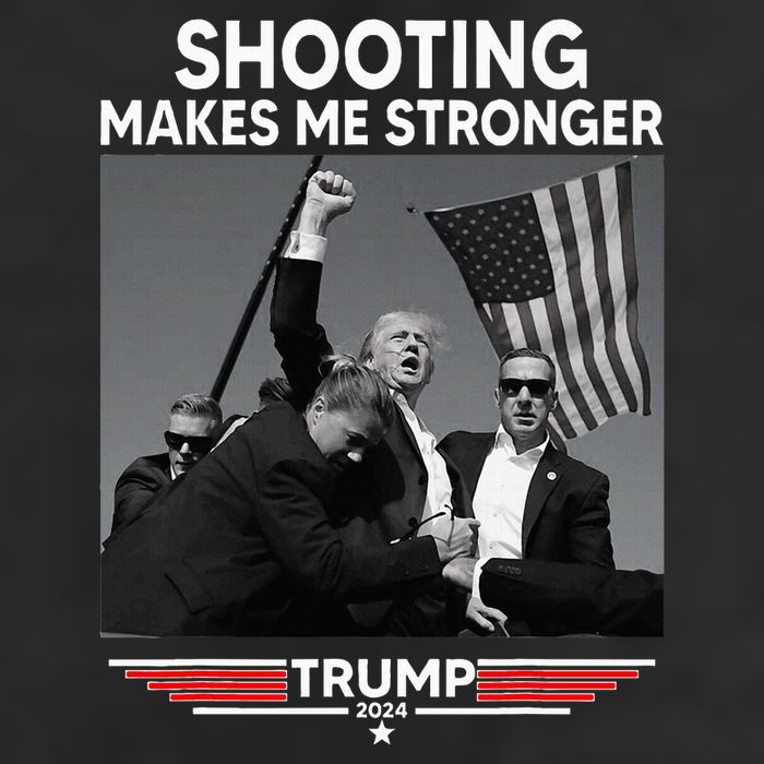 Trump Shooting Makes Me Stronger Shooting Cool Comfort Performance Bucket Hat