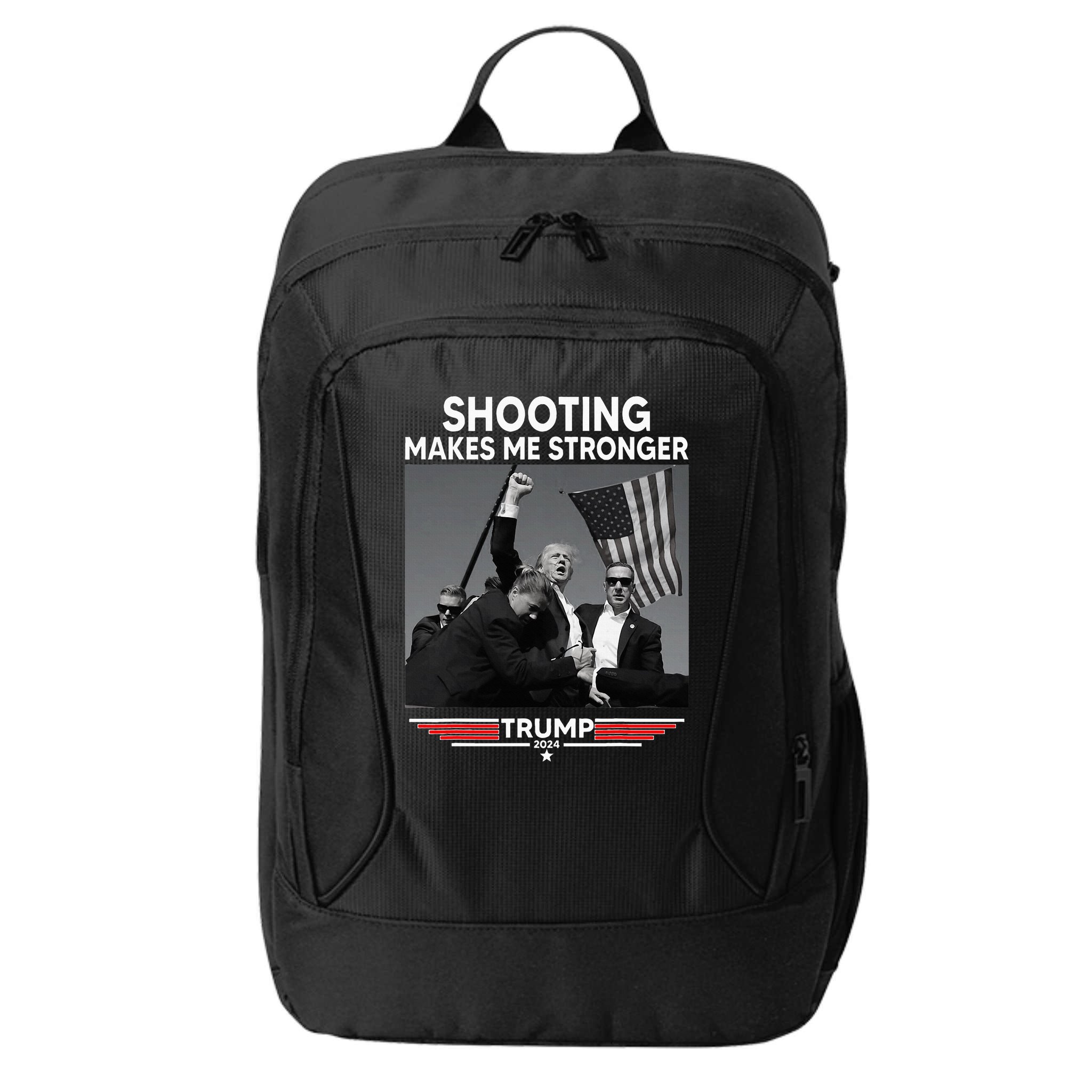 Trump Shooting Makes Me Stronger Shooting City Backpack