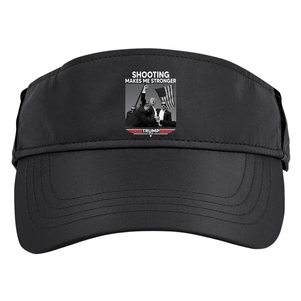 Trump Shooting Makes Me Stronger Shooting Adult Drive Performance Visor