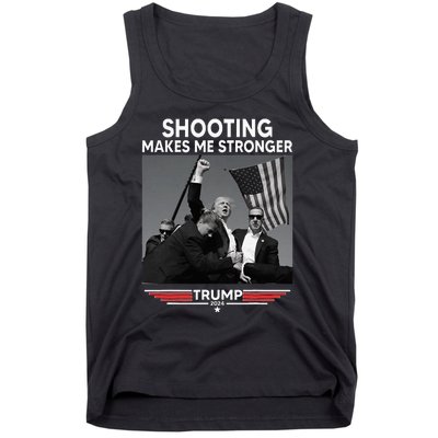 Trump Shooting Makes Me Stronger Shooting Tank Top