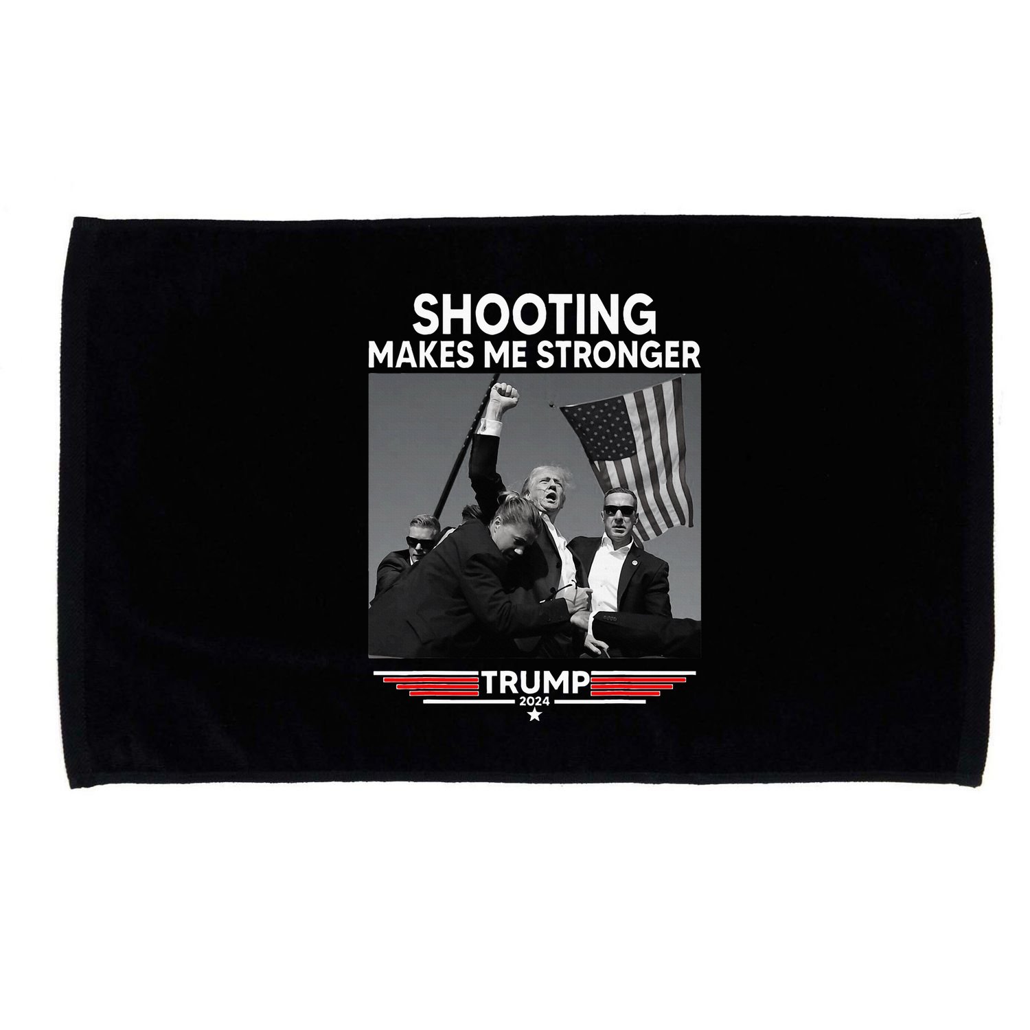 Trump Shooting Makes Me Stronger Shooting Microfiber Hand Towel