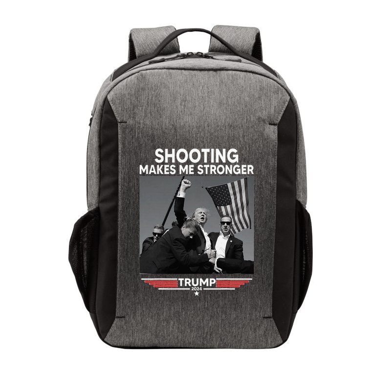 Trump Shooting Makes Me Stronger Shooting Vector Backpack