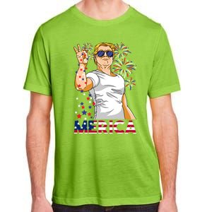 Trump Salt Merica Make Usa Great Again Usa Flag Gift Adult ChromaSoft Performance T-Shirt