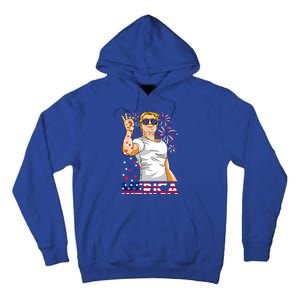 Trump Salt Merica Make Usa Great Again Usa Flag Gift Tall Hoodie