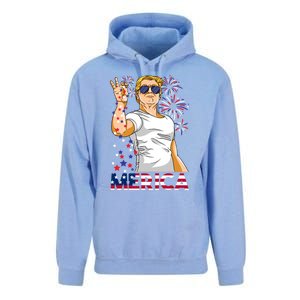 Trump Salt Merica Make Usa Great Again Usa Flag Gift Unisex Surf Hoodie