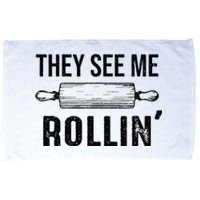 They See Me Rollin Funny Love Baking Rolling Pin Bakers Microfiber Hand Towel