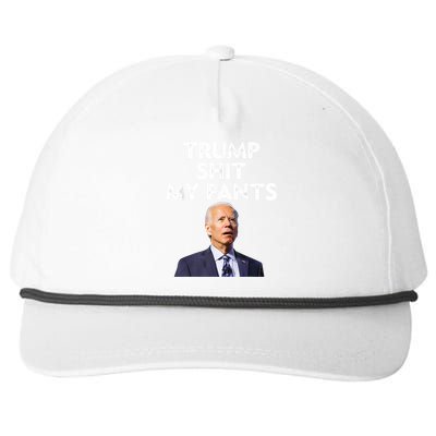 Trump Shit My Pants Joe Biden President Snapback Five-Panel Rope Hat