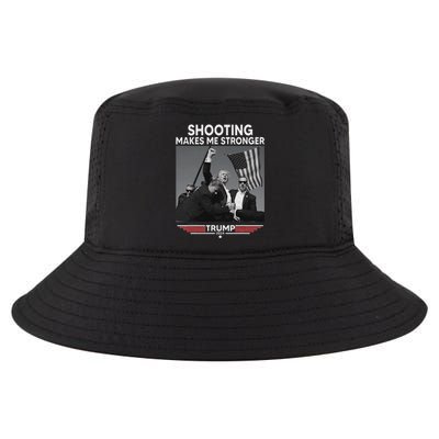 Trump Shooting Makes Me Stronger Bold 2024 Design Cool Comfort Performance Bucket Hat