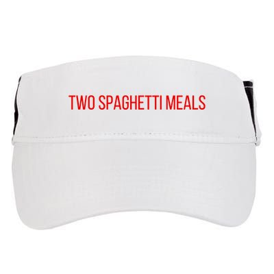 Two Spaghetti Meals Adult Drive Performance Visor