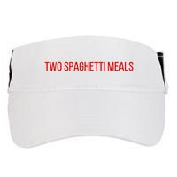 Two Spaghetti Meals Adult Drive Performance Visor