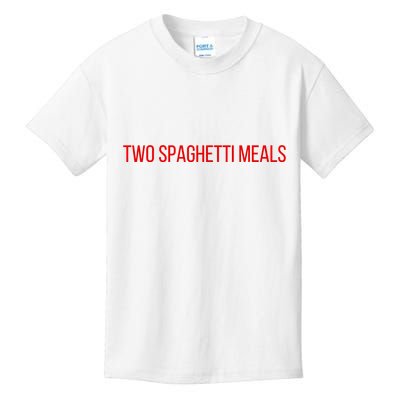 Two Spaghetti Meals Kids T-Shirt