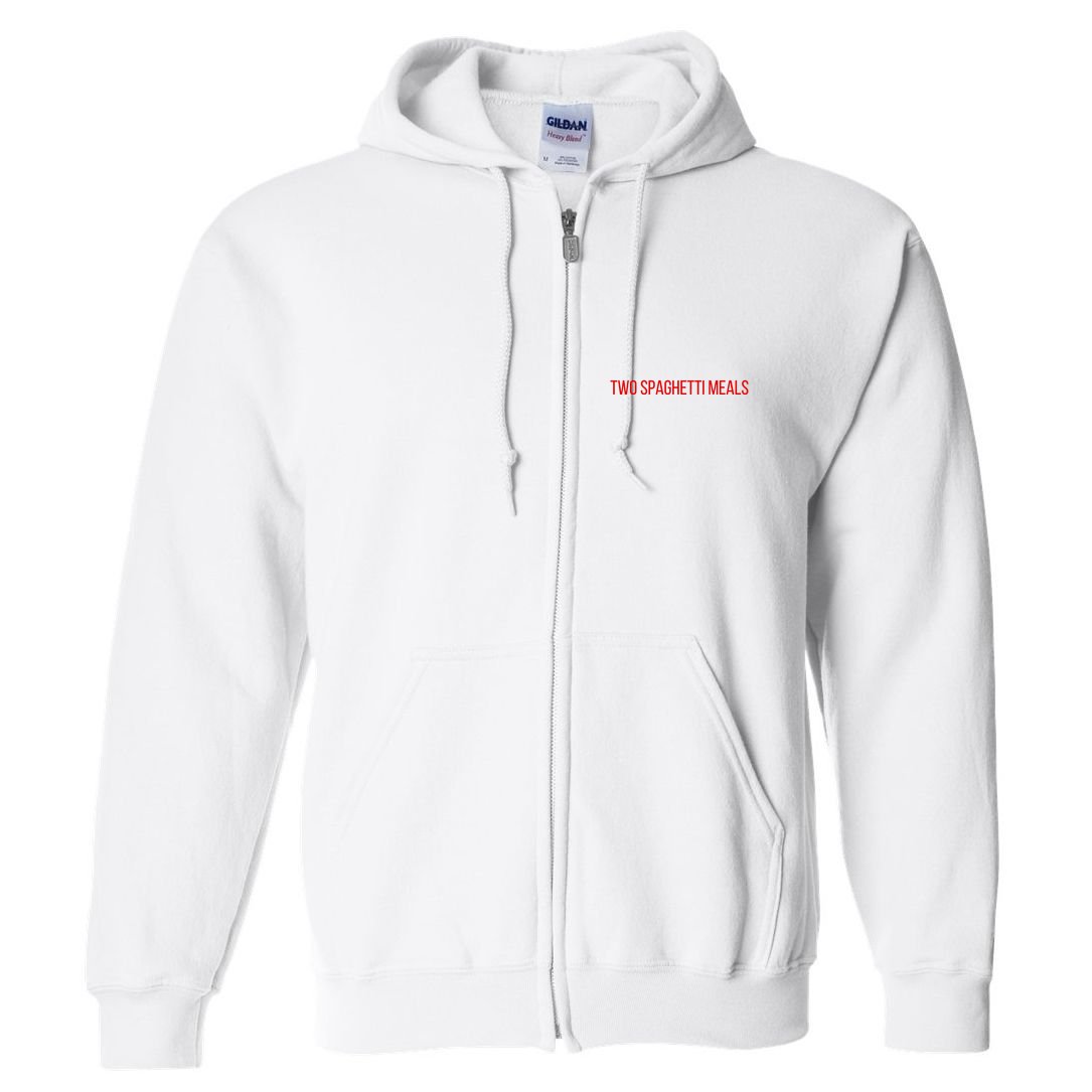 Two Spaghetti Meals Full Zip Hoodie