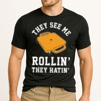 They See Me Rollin They Hatin 90s Scooter Funny Cooling Performance Crew T-Shirt