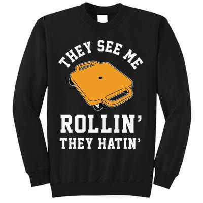 They See Me Rollin They Hatin 90s Scooter Funny Sweatshirt