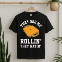 They See Me Rollin They Hatin 90s Scooter Funny T-Shirt