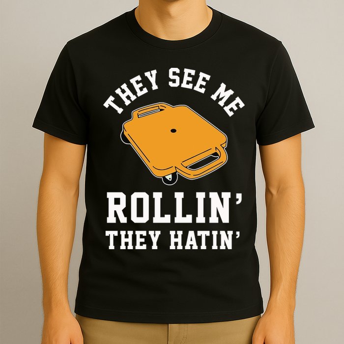 They See Me Rollin They Hatin 90s Scooter Funny T-Shirt