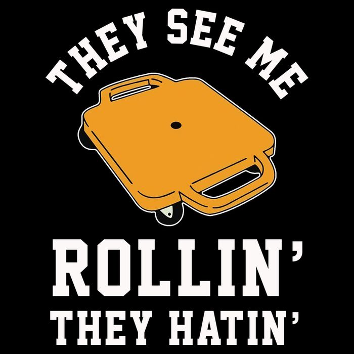 They See Me Rollin They Hatin 90s Scooter Funny T-Shirt