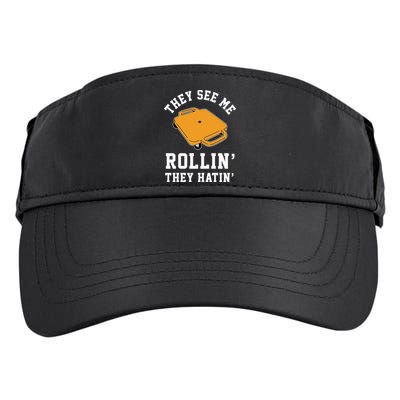 They See Me Rollin They Hatin 90s Scooter Funny Adult Drive Performance Visor