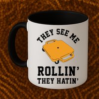 They See Me Rollin They Hatin 90s Scooter Funny Mug