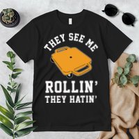 They See Me Rollin They Hatin 90s Scooter Funny Premium T-Shirt