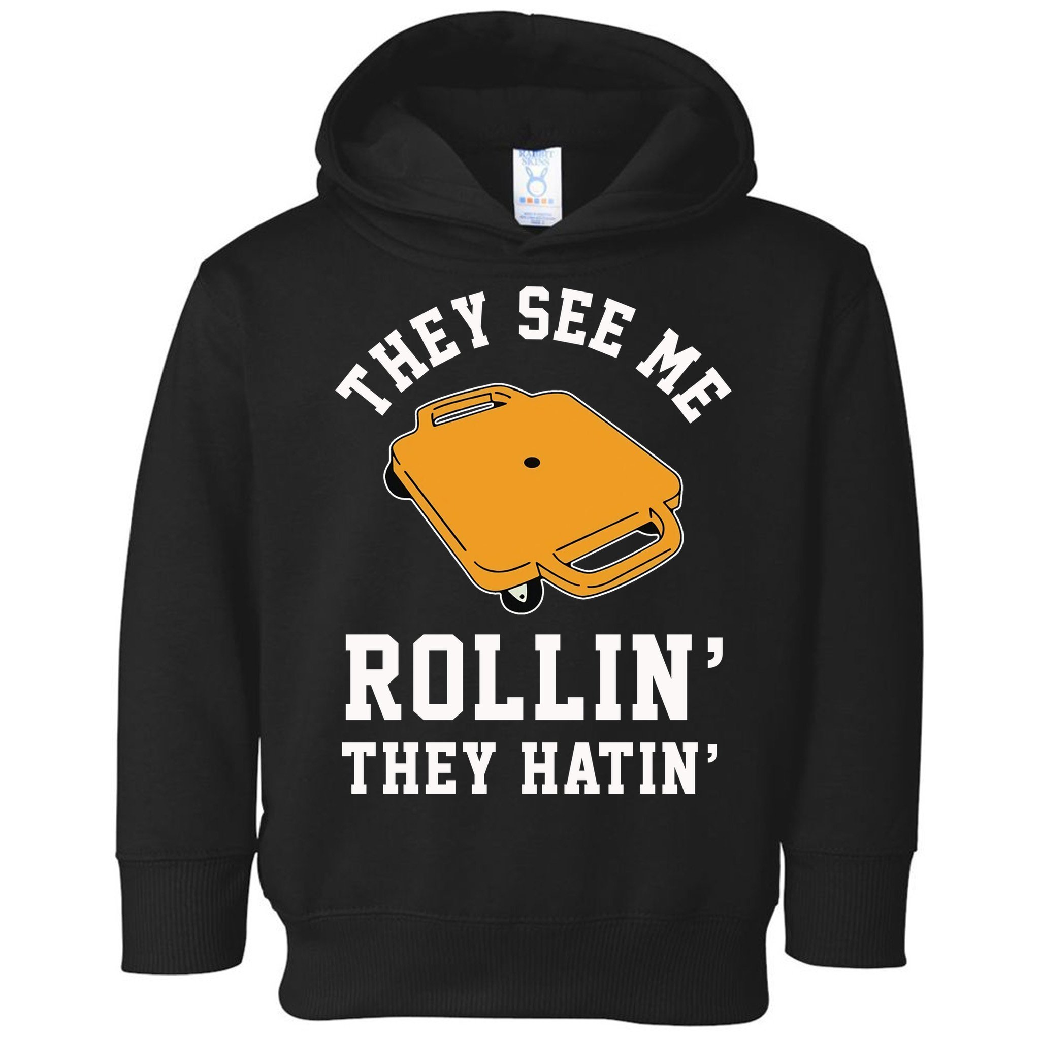They See Me Rollin They Hatin 90s Scooter Funny Toddler Hoodie